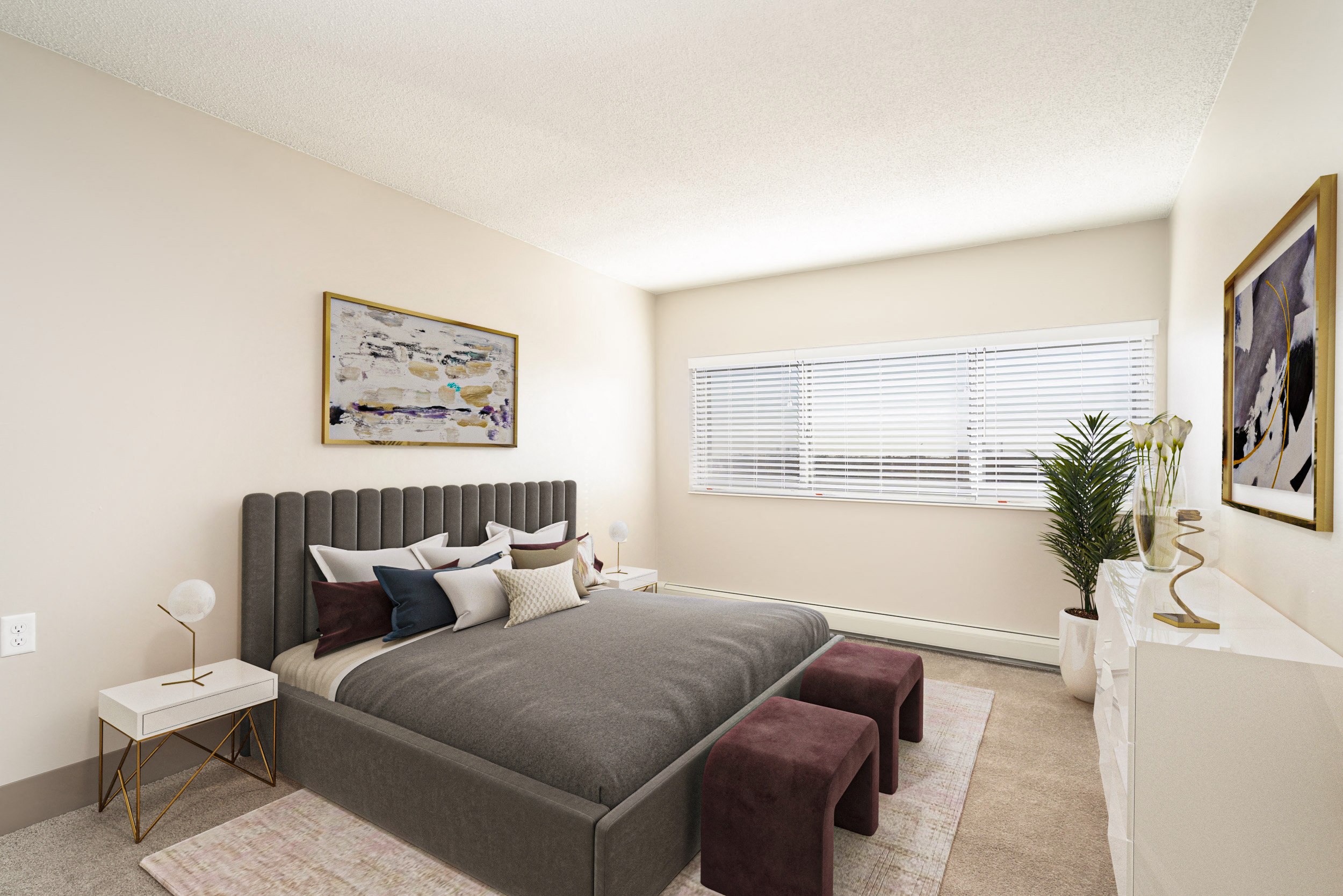 Large Windows for Natural Lighting